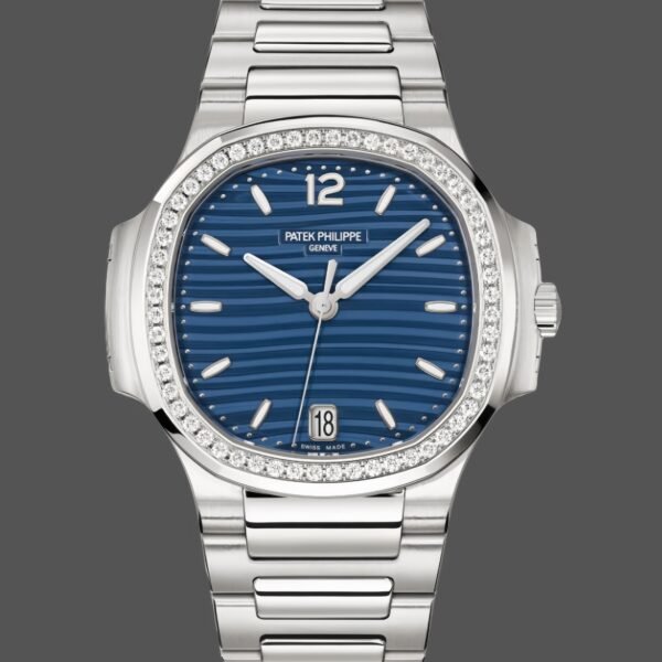 Patek Philippe Nautilus Ladies Stainless Steel Blue Dial 7118 1200A 001 35mm