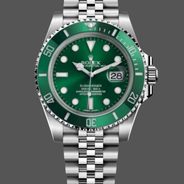Rolex Submariner 116610LV Jubilee Bracelet 40mm Green Dial Men's Diver