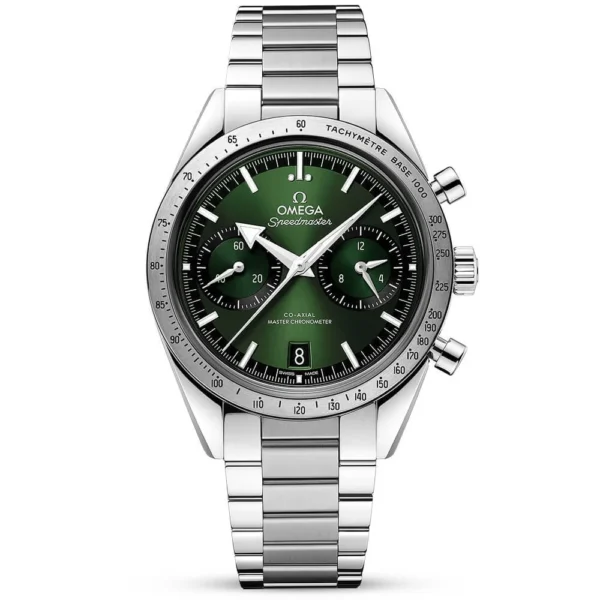 OMEGA Speedmaster '57 40.5mm Green Dial Chronograph Bracelet Watch