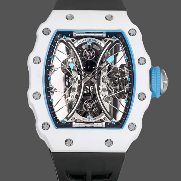 Richard Mille RM053-01 Pablo MacDonough Skeleton Dial Black Rubber Strap