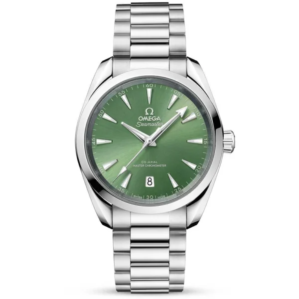 OMEGA Seamaster Aqua Terra Shades 38mm Bay Green Dial Bracelet Watch