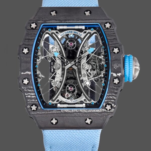 Richard Mille RM 53-01 Tourbillon Pablo Mac Donough Blue Fabric Strap