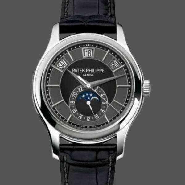 Replica Patek Philippe Complications Annual Calendar White Gold 5205G 010 40mm Mens Watch