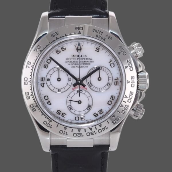 Rolex Daytona 116519 Mother of Pearl Arabic Dial 40mm Mens Replica Watch