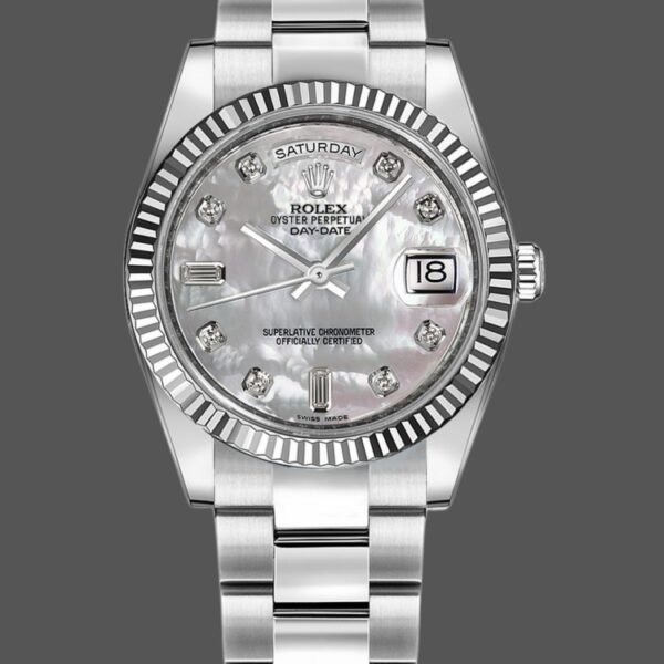 Rolex Day-Date 118239 MOP Diamond Dial 36mm Unisex Replica Watch
