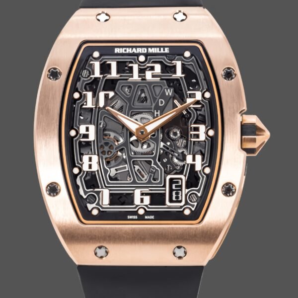 Richard Mille RM 67-01 Skeleton Arabic Automatic Winding Rose Gold Watch