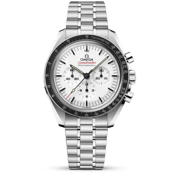 OMEGA Speedmaster Moonwatch 42mm White Dial Men's Bracelet Watch
