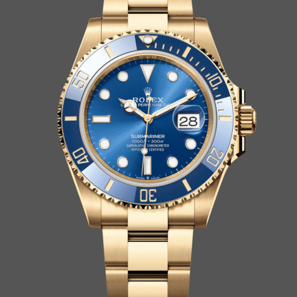 Rolex Submariner 126618LB Yellow Gold Blue Dial 41mm Mens Replica Watch