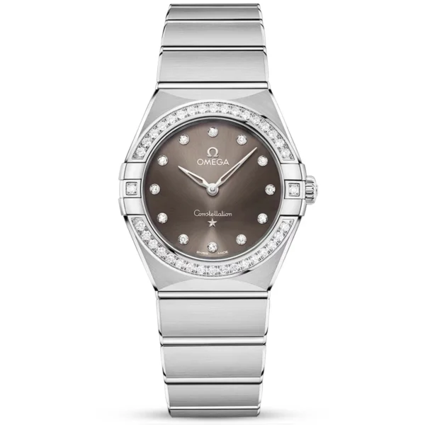 OMEGA Constellation 28mm Grey Diamond Dial and Bezel Watch