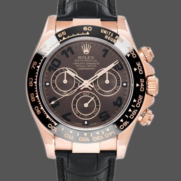 Rolex Cosmograph Daytona 116515 Chocolate Brown Dial 40mm Mens Replica Watch