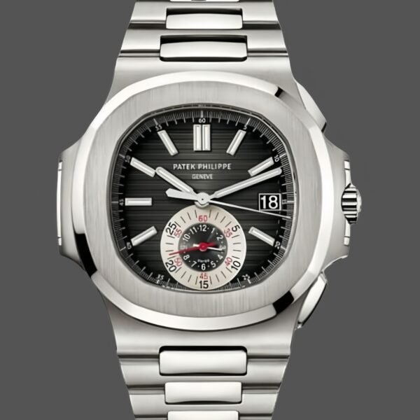 Patek Philippe Nautilus Chronograph Stainless Steel Black Dial 5980 1A 014