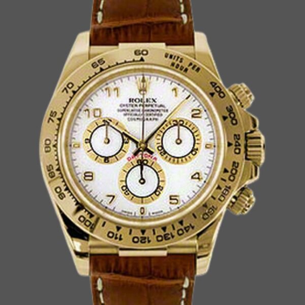 Rolex Cosmograph Daytona 116518 White Dial 40mm Mens replica Watch