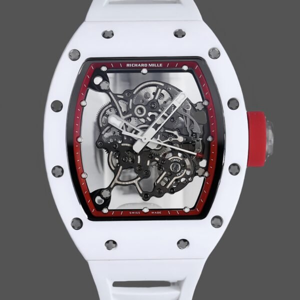 Richard Miller RM 055 RMUL2 NTPT Carbon Fiber White Case Red Mark