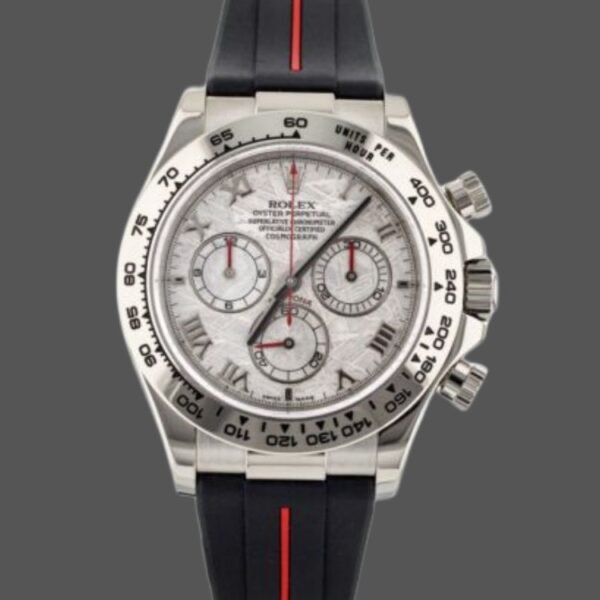 Rolex Daytona 116519MT Meteorite Dial RubberB Strap 40mm Mens Replica Watch