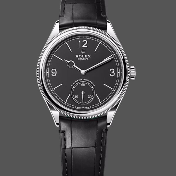 Rolex 1908 Black Dial 52509 0002 39 mm Replica Watch