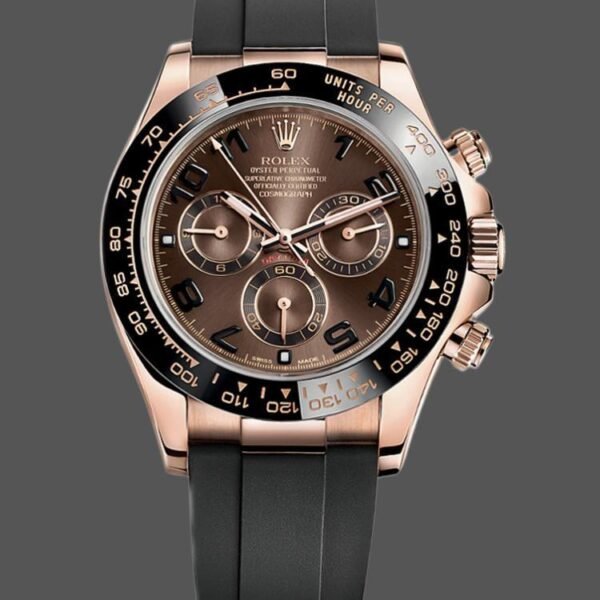 Rolex Cosmograph Daytona 116515LN Chocolate Arabic Dial 40mm Mens Replica Watch