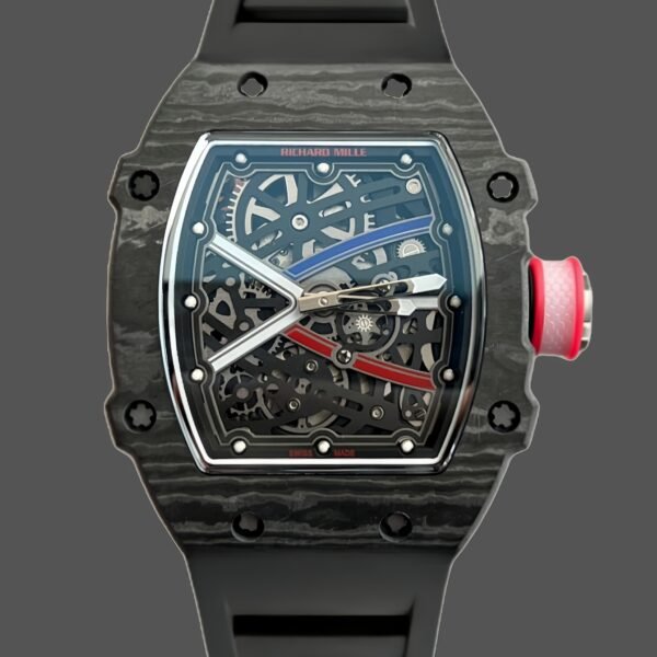 Richard Mille RM 67-02 Automatic Sebastian Ogier Black Rubber Strap