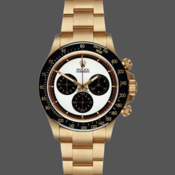 Rolex-Daytona 116528 Yellow Gold White Dial 40mm Mens Replica Watch