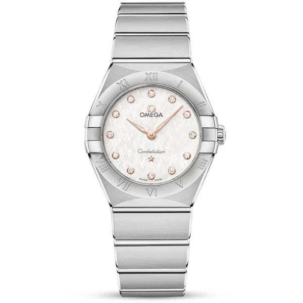 OMEGA Constellation 28mm White Diamond Dial Ladies Watch